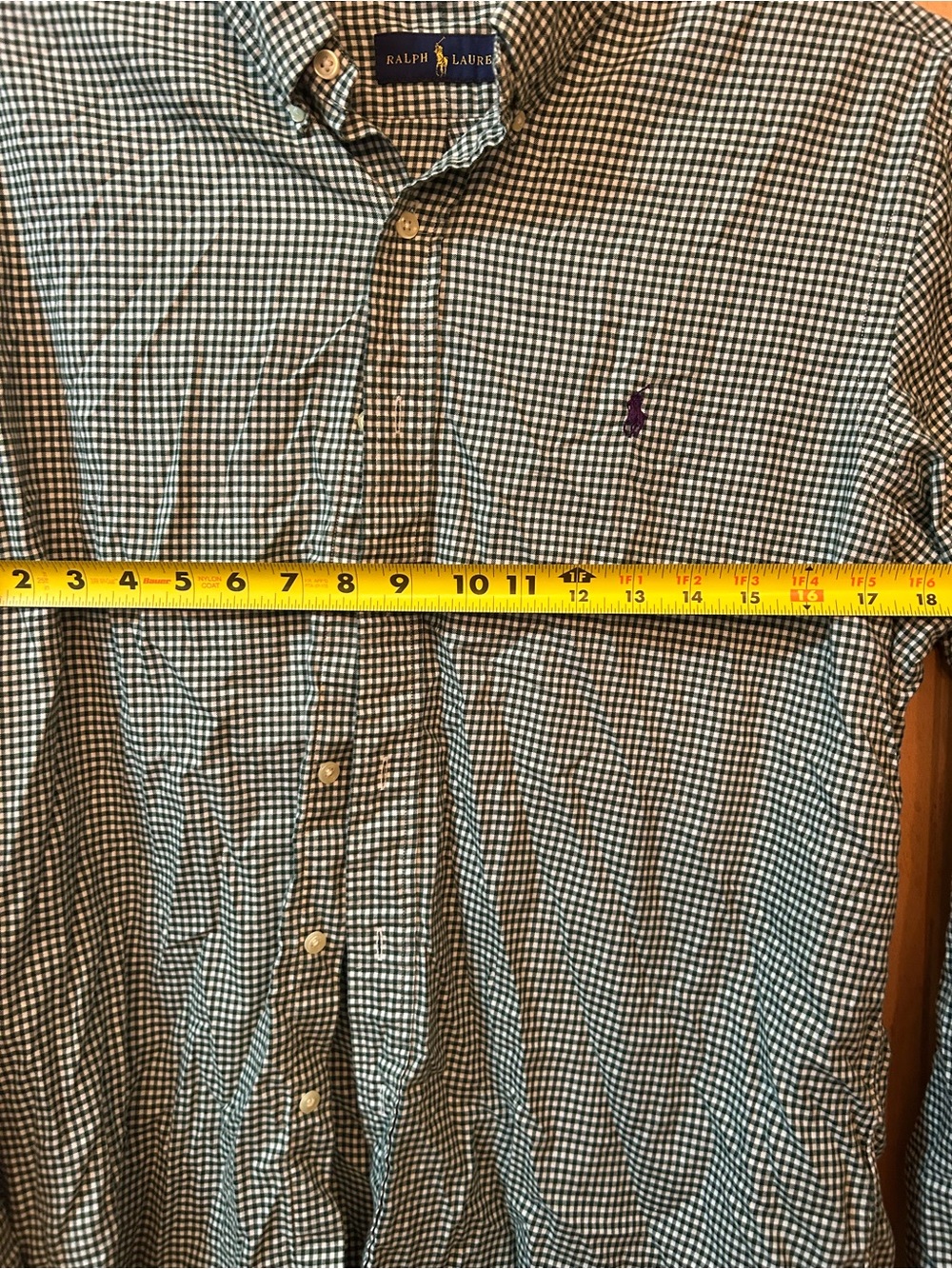 Ralph Lauren Green and blue Button-Down Shirt - Picture 5 of 7